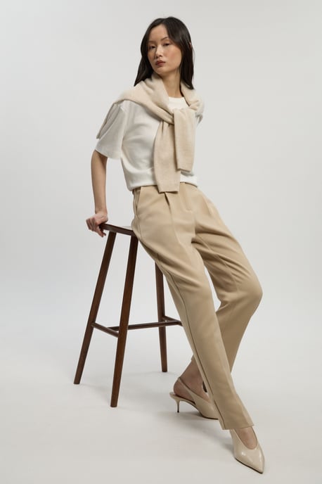 Compact Essential Slim Leg Tailored Trouser - Image 1