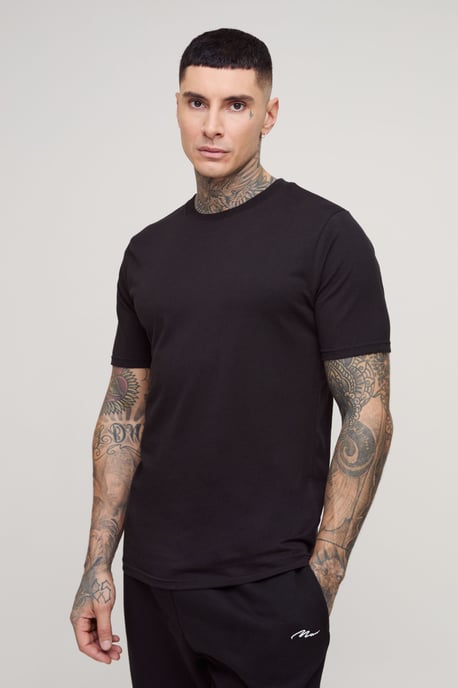 Tall Slim Fit Basic T-Shirt - Image 1