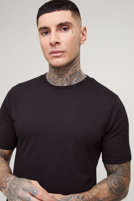 Tall Slim Fit Basic T-Shirt - Image 3