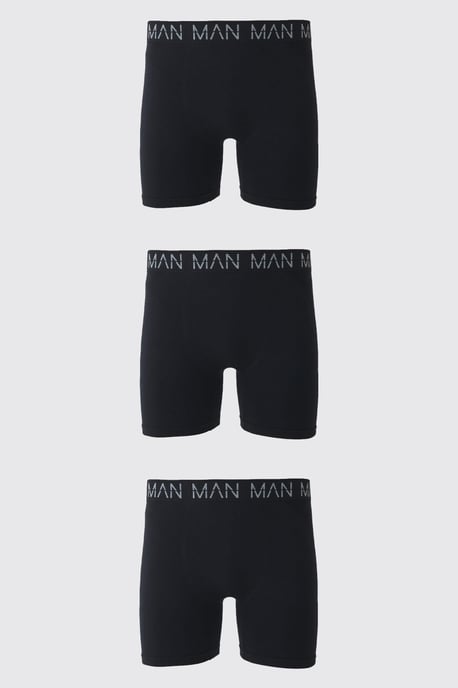 Man Active Seamless 7inch Long Boxer 3 Pack - Image 1