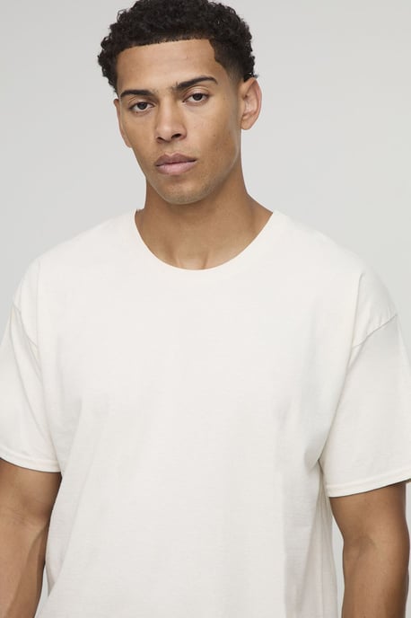 Ecru Oversized Marvel Spider-Man License Printed T-Shirt - Image 3