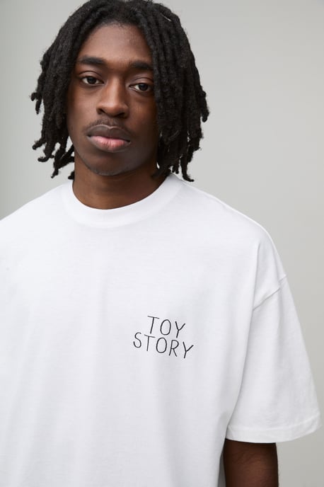 Oversized Disney Toy Story License Printed T-Shirt - Image 3