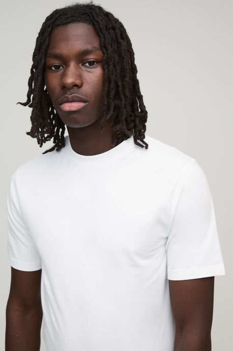 Basic Muscle Fit Crew Neck T-Shirt - Image 3