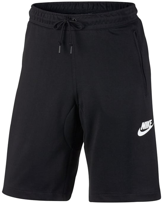Nike Mens Tracksuit T Shirt Zip Pocket Shorts in Black/Black - Image 3