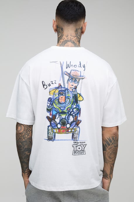 Tall Oversized Disney Toy Story License T-Shirt - Image 1