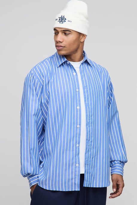 Oversized New York Embroidered Shirt - Image 1