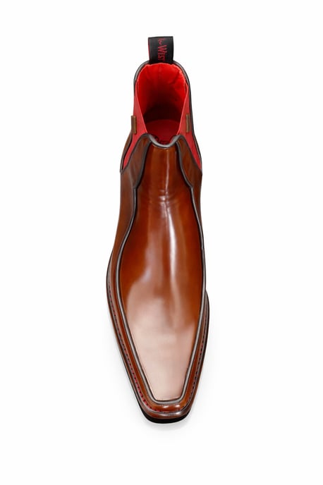 Melly 'Scotts' Piped Apron Chelsea boot - Image 3
