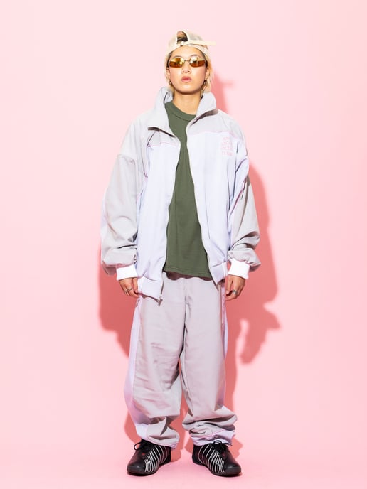 ASSC Track Jacket in White - Image 4