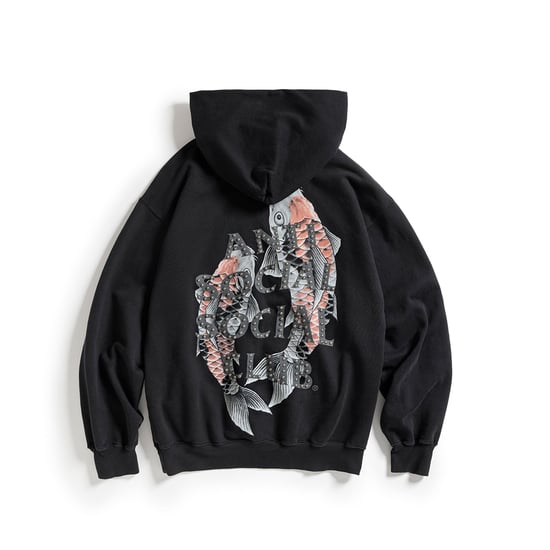 ASSC Studded Mind Games Hoodie in Black - Image 1