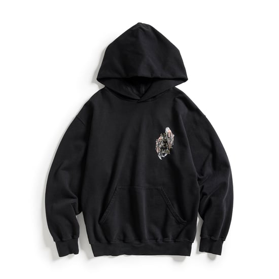 ASSC Studded Mind Games Hoodie in Black - Image 3