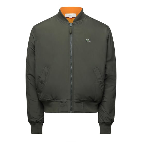 Men's Lacoste Reversible Bomber Jacket in Multi colour - Image 1