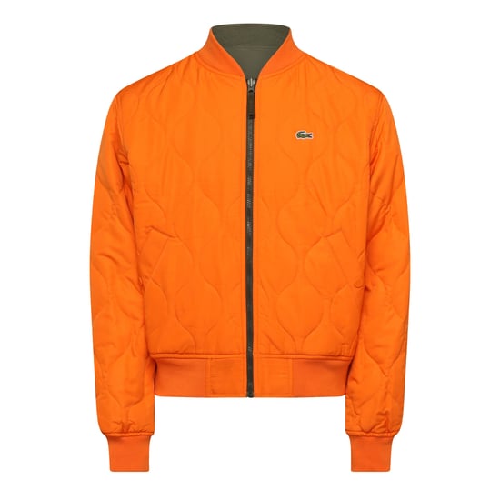 Men's Lacoste Reversible Bomber Jacket in Multi colour - Image 3