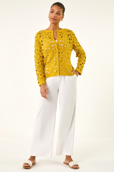 Crochet Knit Cardigan - Image 2