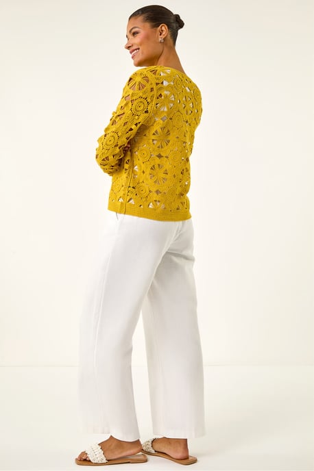 Crochet Knit Cardigan - Image 3