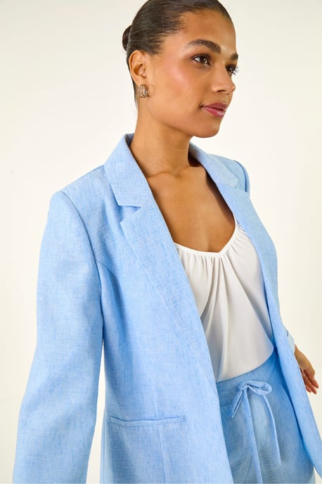 Textured Light Weight Blazer - Image 4