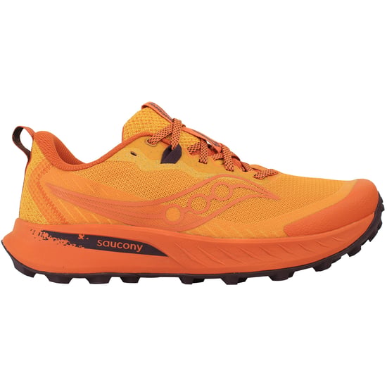 Saucony Peregrine 15 Mens Orange Running Shoes - Image 1