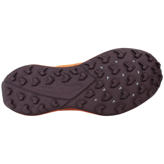Saucony Peregrine 15 Mens Orange Running Shoes - Image 5