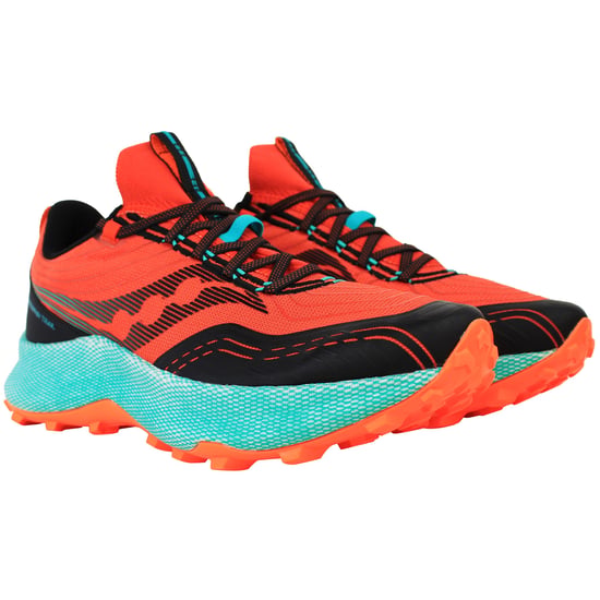 Saucony Endorphin Trail Mens Red Running Shoes - Image 2