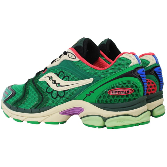 Saucony Progrid Triumph 4 Mens Green Running Shoes - Image 3