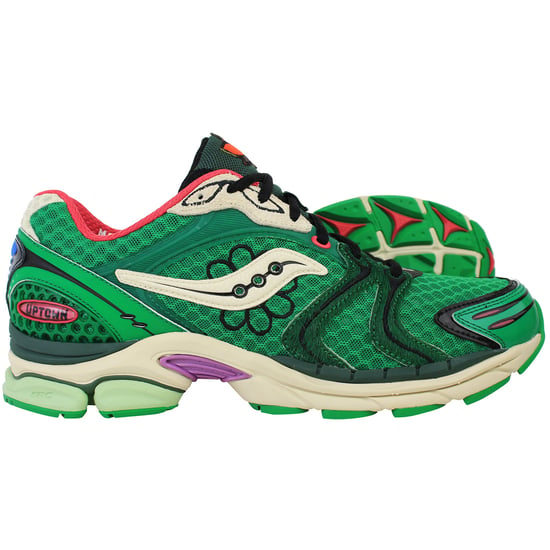 Saucony Progrid Triumph 4 Mens Green Running Shoes - Image 4