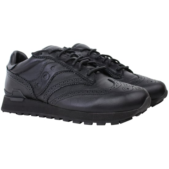 Saucony Shadow Original Wingtip Mens Black Trainers - Image 2