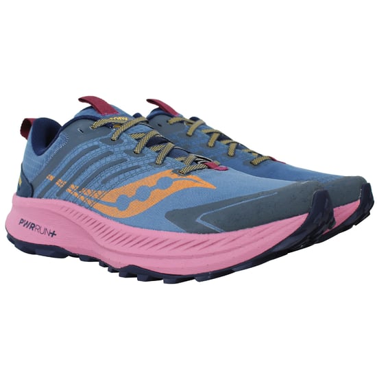 Saucony Ride Trial 2 Gore-Tex Womens Navy Running Shoes - Image 2