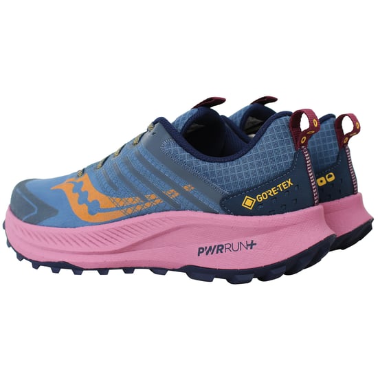 Saucony Ride Trial 2 Gore-Tex Womens Navy Running Shoes - Image 3
