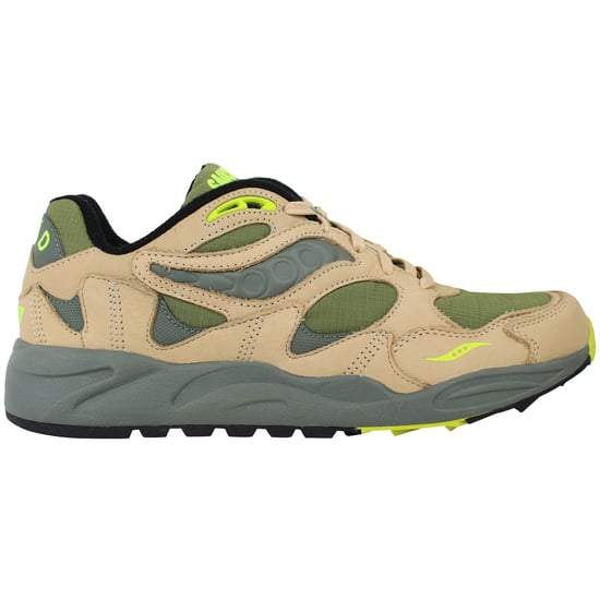 Saucony Grip Shadow 2 Mens Beige Trainers - Image 1