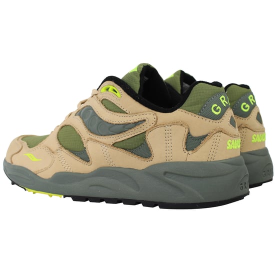 Saucony Grip Shadow 2 Mens Beige Trainers - Image 3