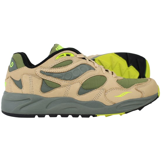 Saucony Grip Shadow 2 Mens Beige Trainers - Image 4
