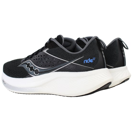 Saucony Ride 17 Womens Black Running Shoes - Image 3