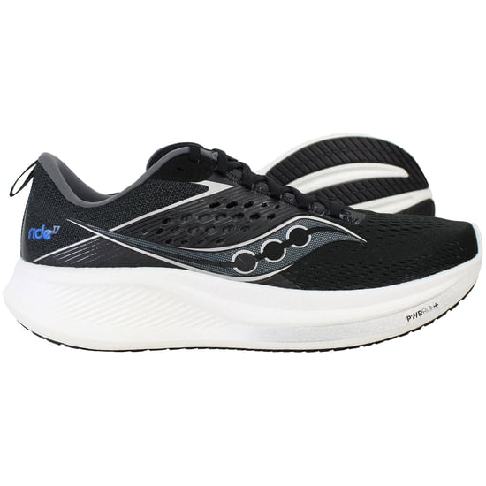 Saucony Ride 17 Womens Black Running Shoes - Image 4