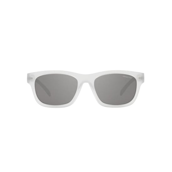An4284 Frosted Crystal Silver Mirror Sunglasses - Image 3