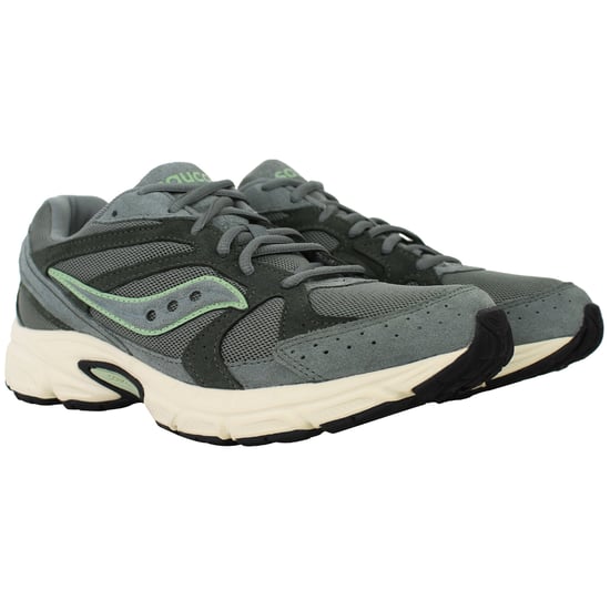 Saucony Ride Millennium Mens Green Running Shoes - Image 2