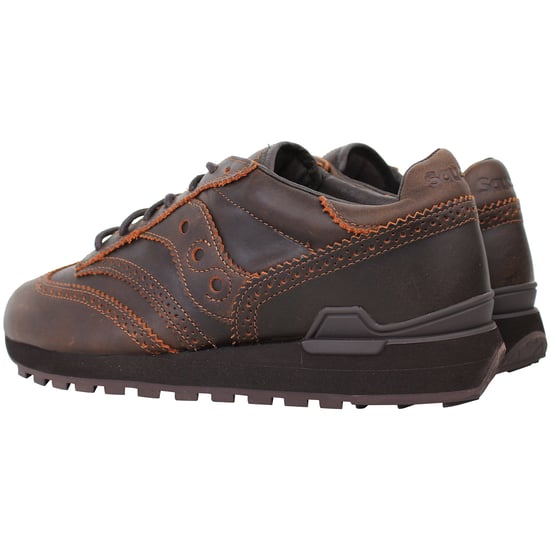 Saucony Shadow Original Wingtip Mens Brown Trainers - Image 3