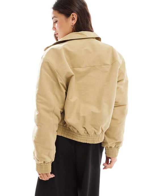 Cotton On scout krage barnjacka i sandsten - Image 2