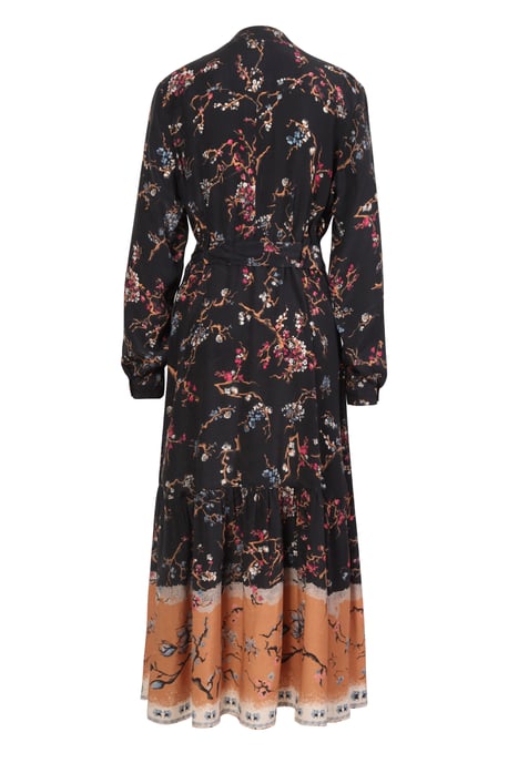 Wrapped Dress, Cherry Blossom Motif - Image 2