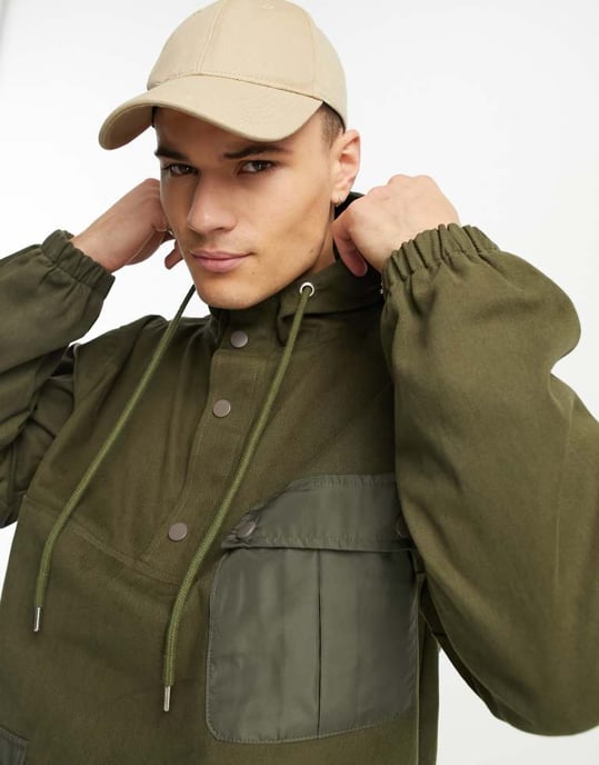 Bolongaro Trevor parkerjacka i khaki - Image 2