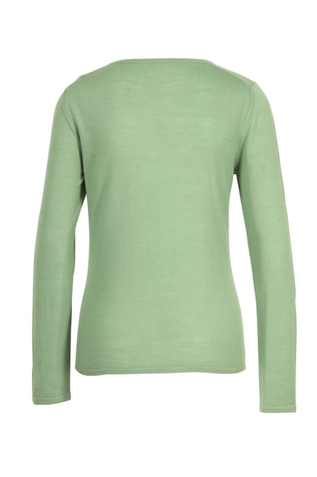 Solid Pullover, V-Neck - Image 2