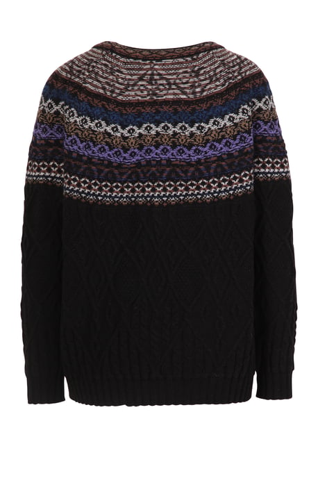 Jacquard Pullover, Structure Pattern - Image 2