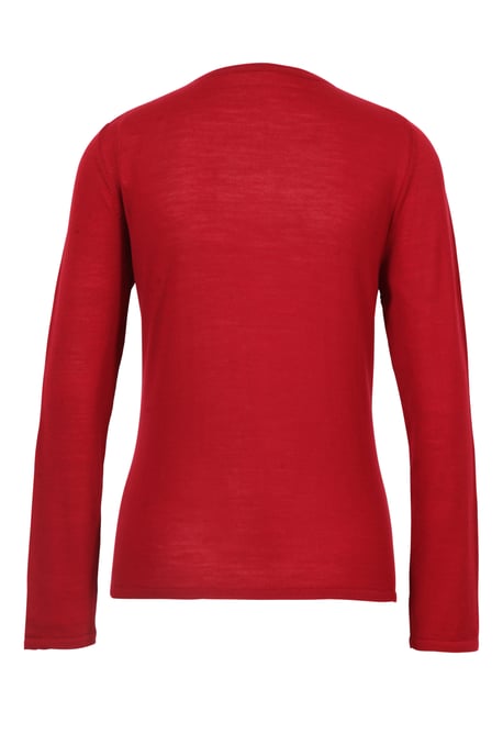 Solid  Pullover,  O-Neck - Image 2