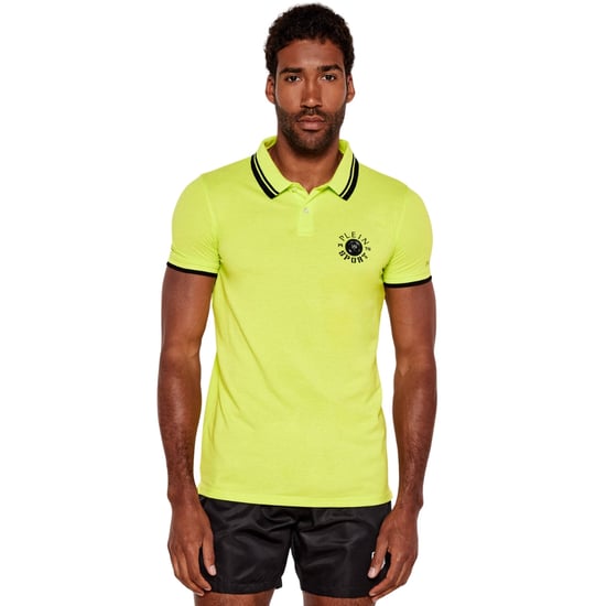Plein Sport Poloshirt Met Groot Logo Op De Achterkant, Limoengroen - Image 1