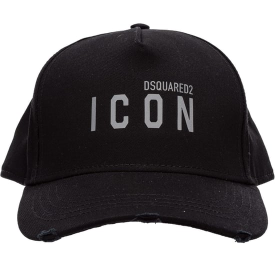 Dsquared2 Icon Logo Grijs Logo Zwarte Hoed - Image 2