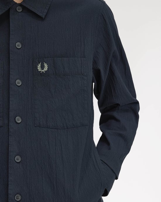 Overshirt in Dark Blue - Image 3