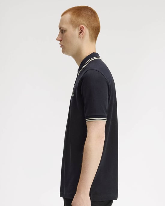 Signature Polo Shirt in Dark Blue - Image 5