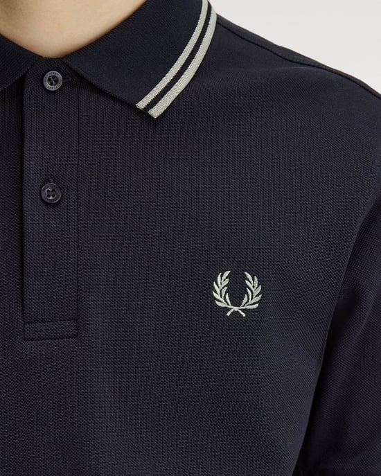 Signature Polo Shirt in Dark Blue - Image 6
