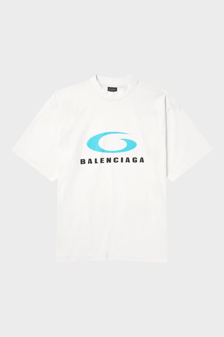 Balenciaga Loop Sports Icon Tee White, Unisex - Image 1