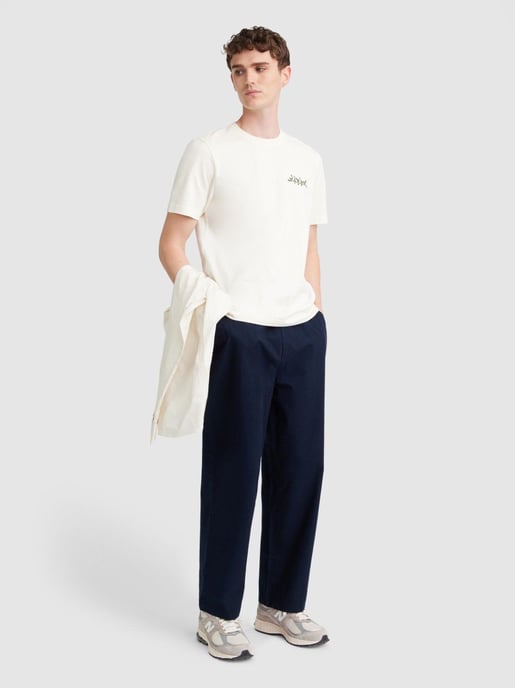Mens Ecru Amesbury Graphic T-Shirt - Image 3