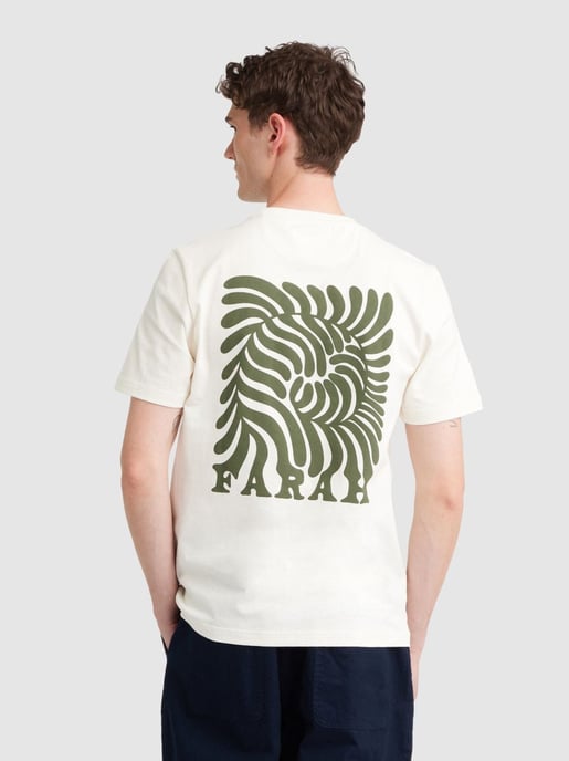 Mens Ecru Amesbury Graphic T-Shirt - Image 4