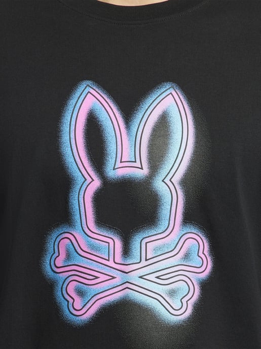Mens Black Logo Graphic T-Shirt - Image 2